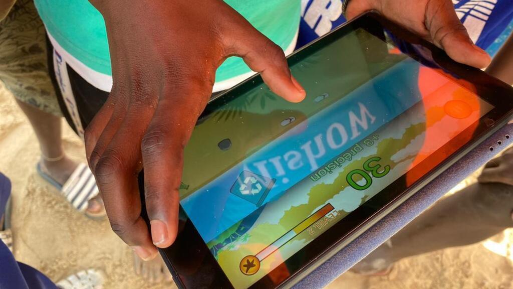 Jeu Kayfo sur tablette.