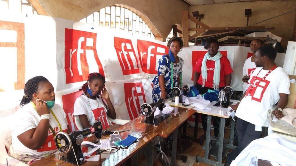 L'atelier de couture.