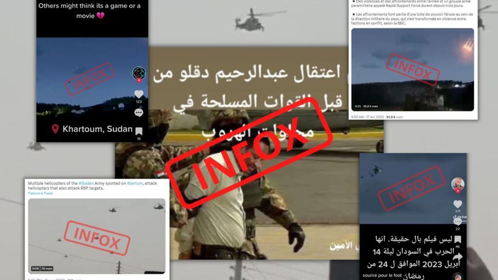De nombreuses infox se mélangent avec les véritables images du conflit postées sur les réseaux sociaux.