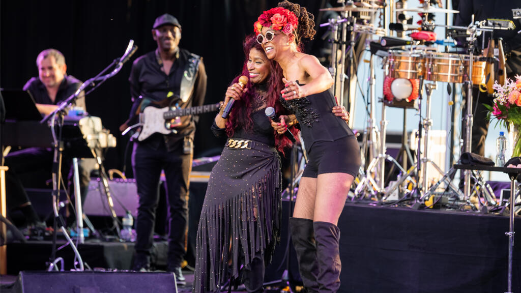Chaka Khan et son amie fidèle, Siedah Garrett.