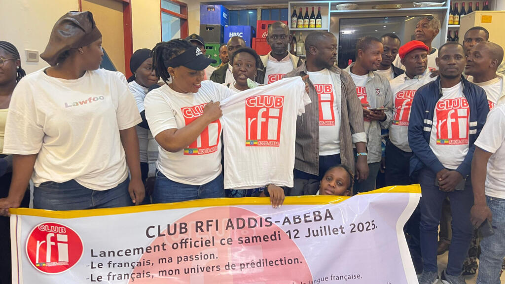 Les membres du Club, lors du lancement à Addis-Abeba.