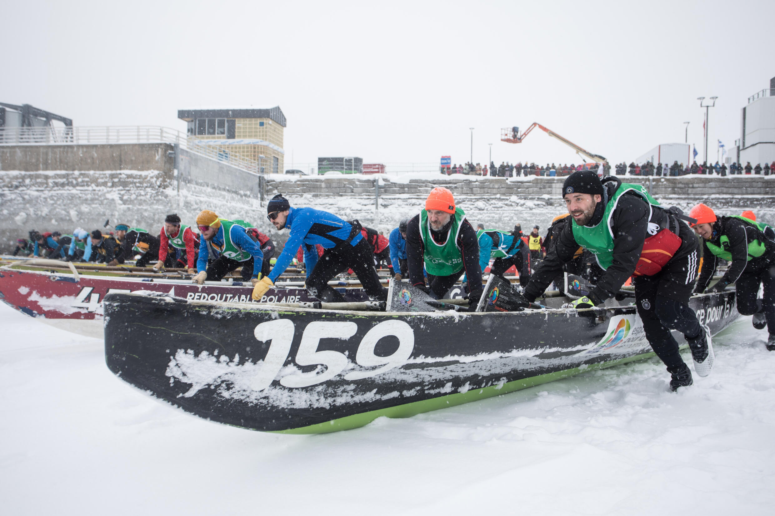 Canada canoe ice races back after pandemic hiatus