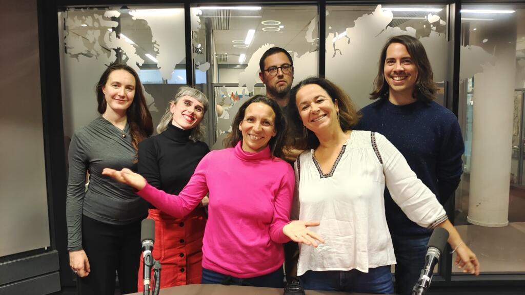 Pauline Gleize, Caroline Filliette, Hélène Seingier, Simon Rozé, Anne-Cécile Bras et Raphaël Moran.