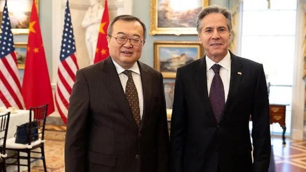 刘建超2024年1月12日在华盛顿会面