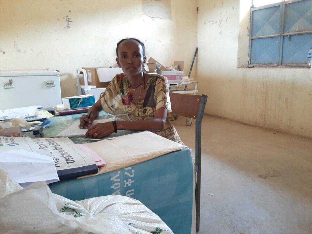 Gemaresh Amara, responsable du centre de santé de Gurubera, alerte sur la situation de famine dans sa région.