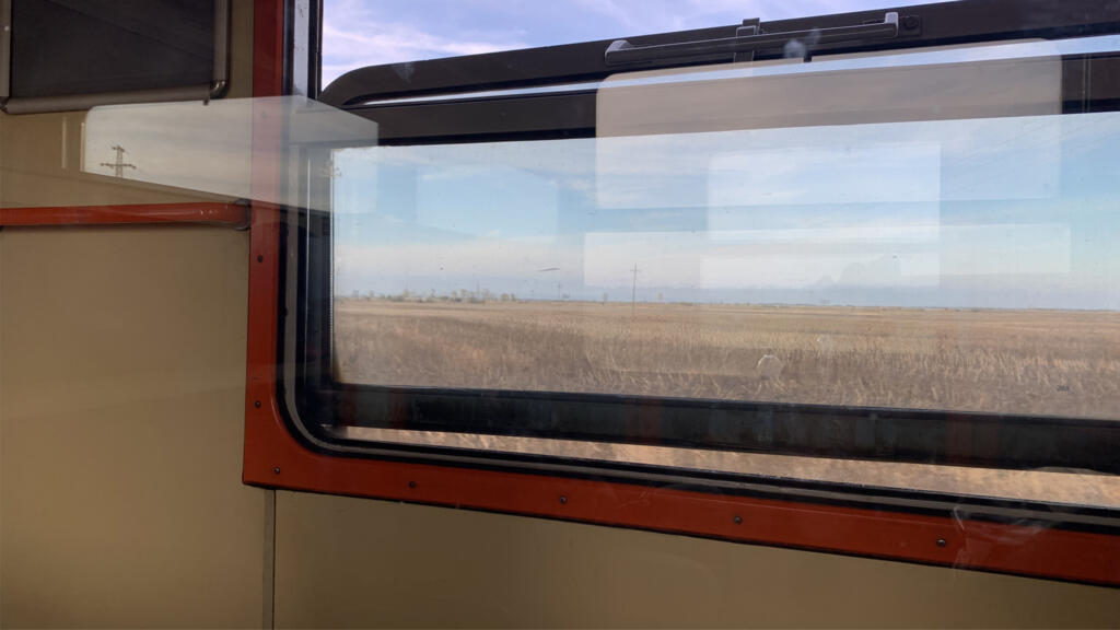 En route vers l’Est, vue depuis le train entre Budapest et Bucarest.