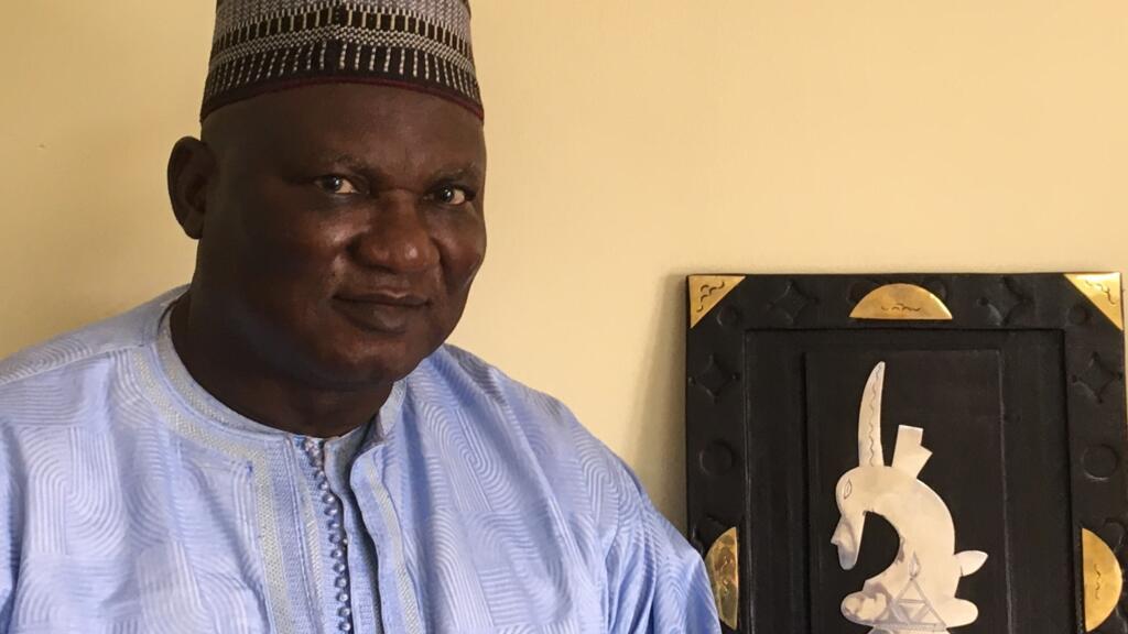 Boubacar Gaoussou Diarra dans son bureau à Bamako, Avril 2021.
