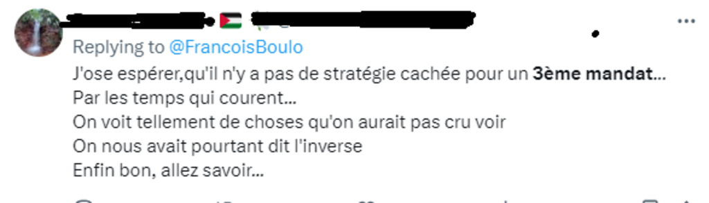 Sur X, l'annonce de la dissolution de l'assemblée par le Président a suscité beaucoup d'interrogations.