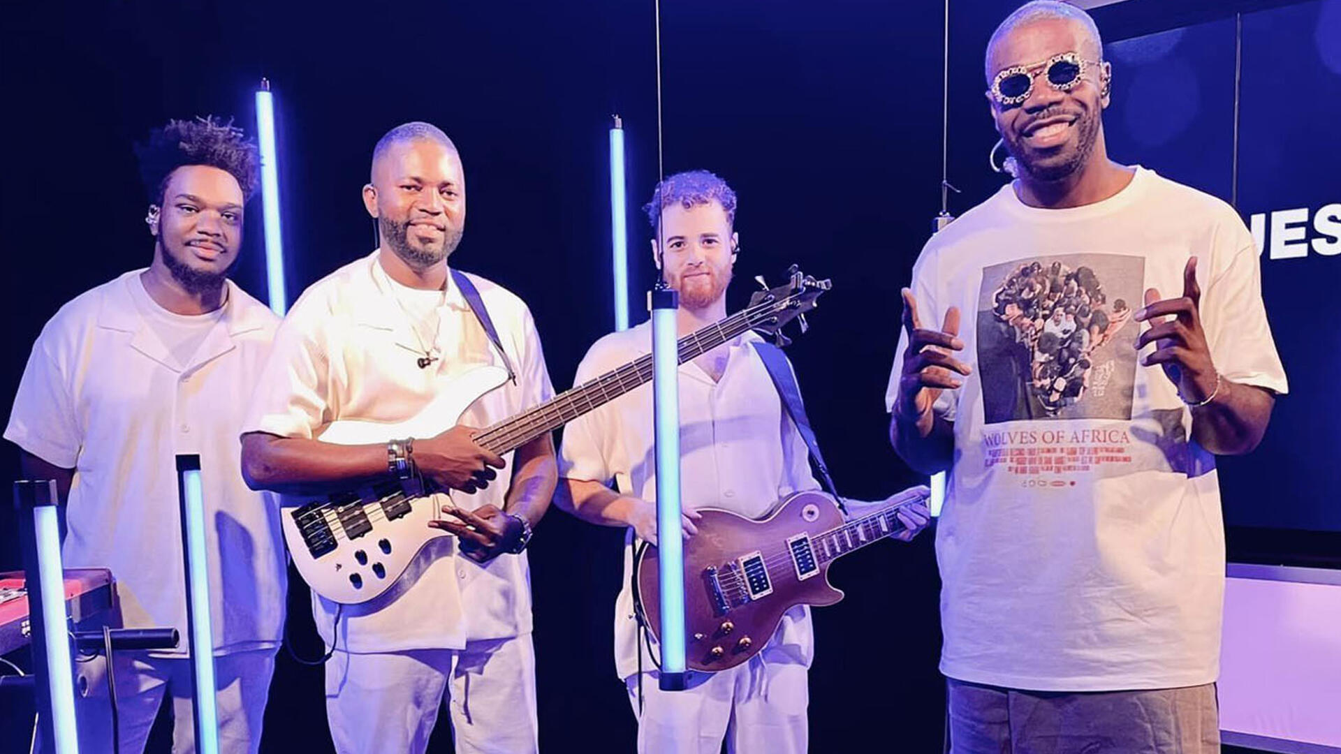 James BKS, Black Kamoni, Wendy Milton et Elias Israël à RFI.