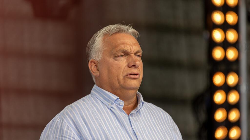 Viktor Orban la Băile Tușnad, România, iulie 2023