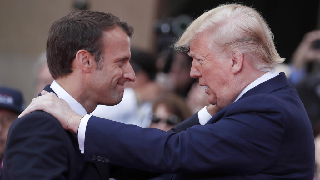 Les présidents Emmanuel Macron et Donald Trump. (Image d'illustration)