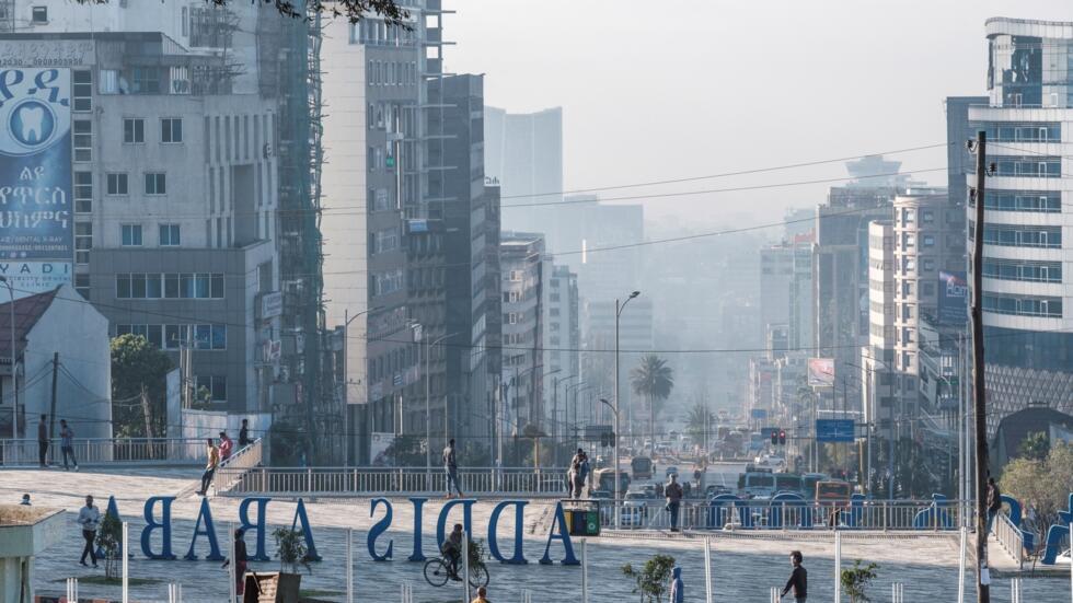 Moja ya maeneo ya mji mkuu wa Ethiopia, Addis Ababa.