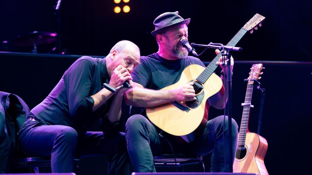 Le duo Mountain Men en concert lors du 44è festival « Jazz à Vienne ».
