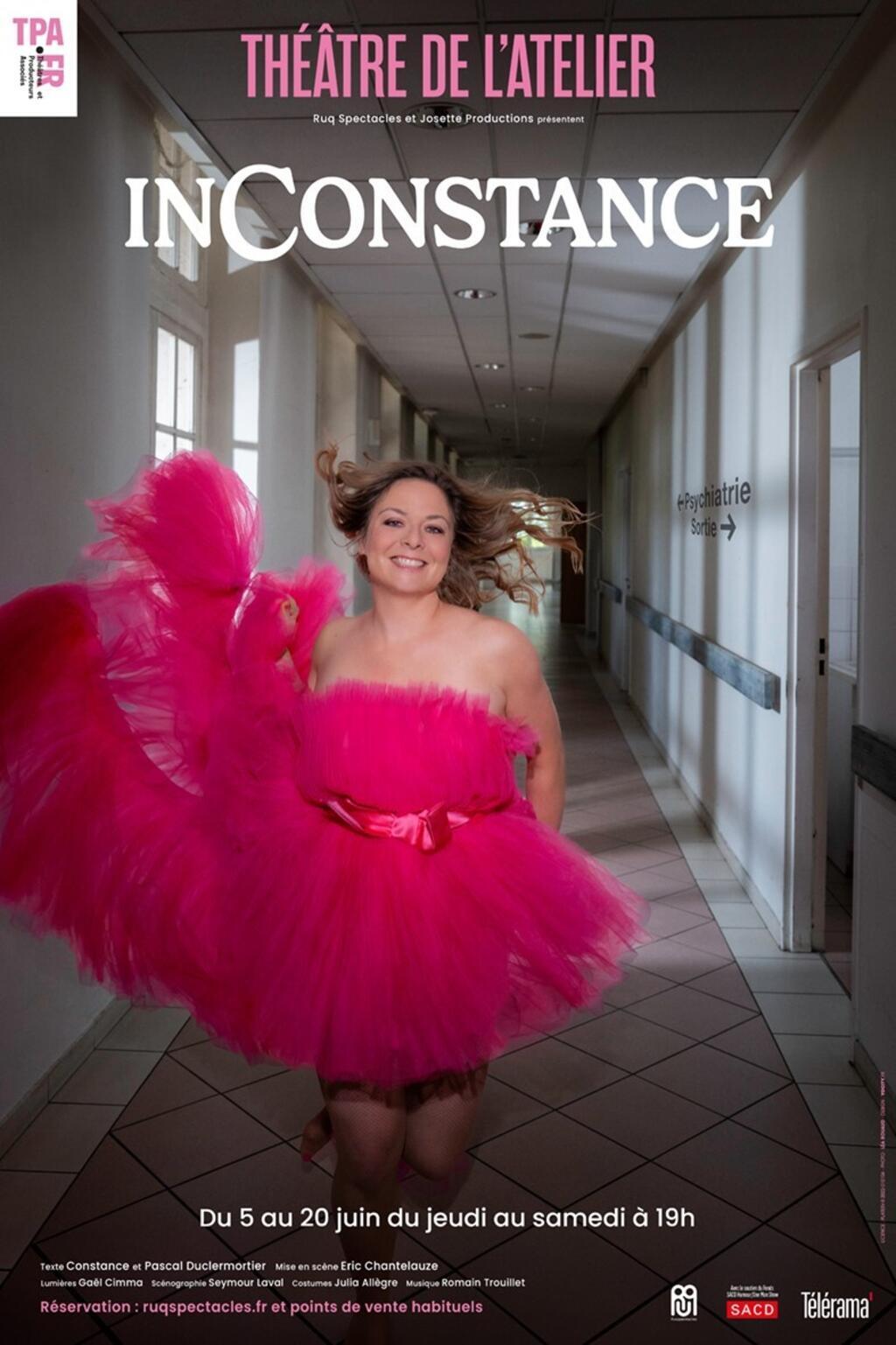 Affiche du spectacle de Constance.