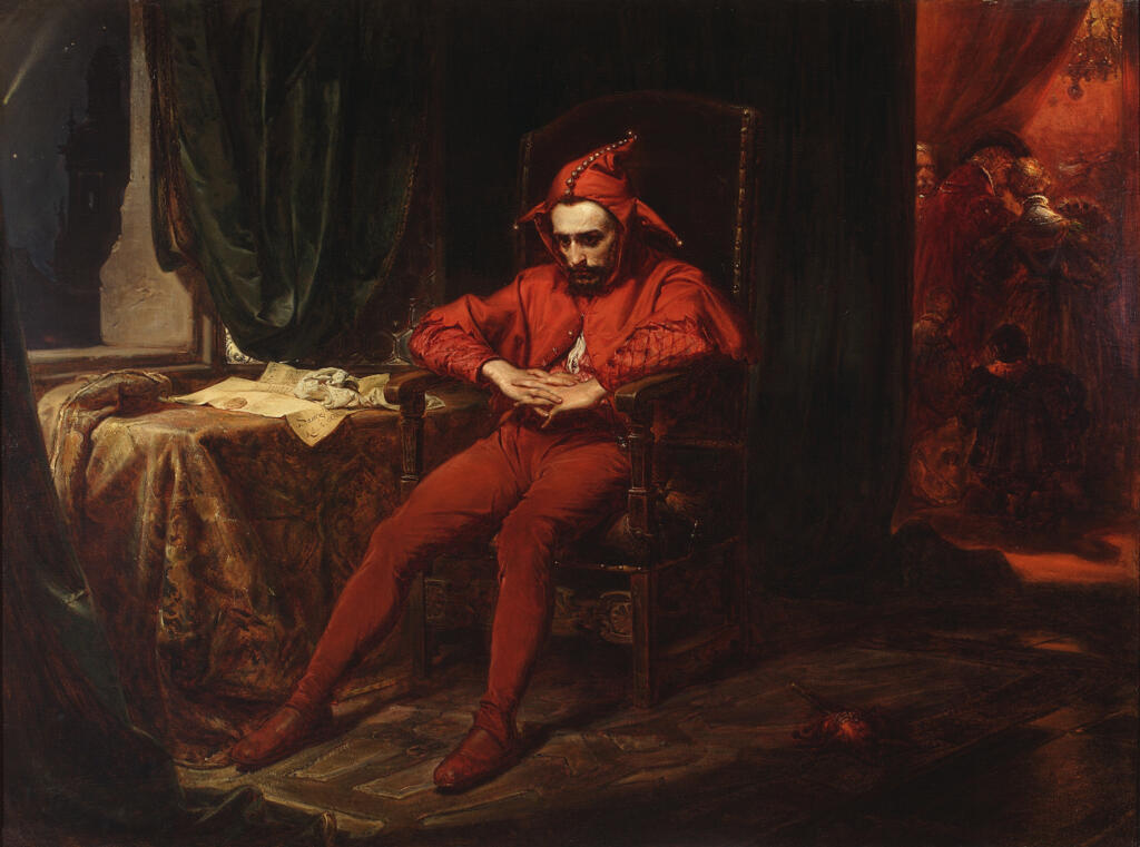 "Satanczyk durante um baile na corte da rainha Bona após a queda de Smolensk", de Jan Matejko.