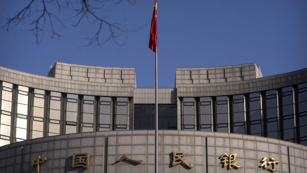 Le bâtiment abritant la Banque populaire de Chine, à Pékin, le 3 mars 2023.