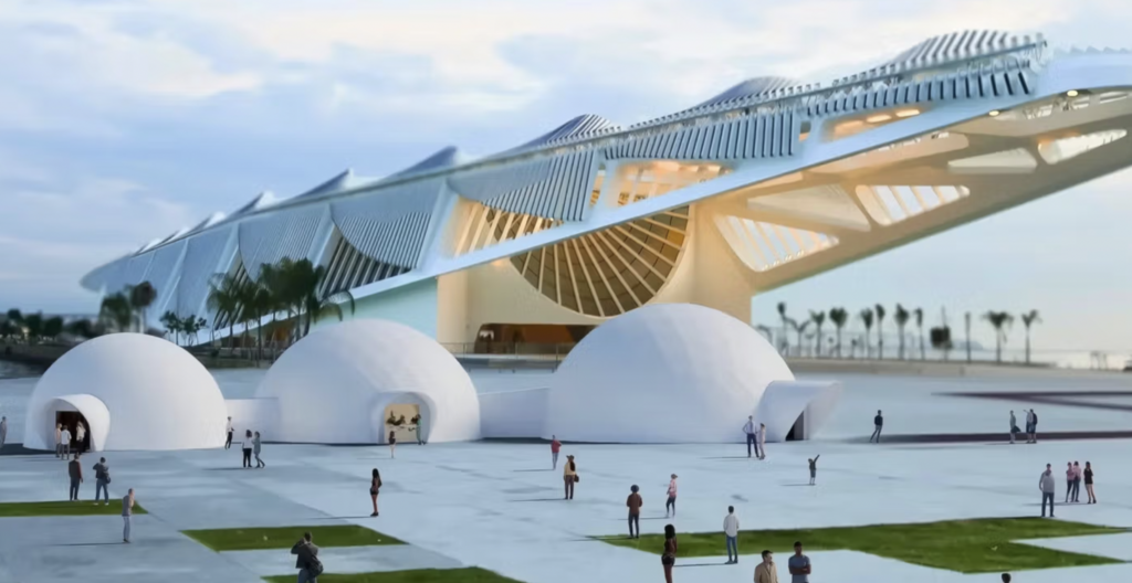 Antes de embarcar para o Brasil, a RFI visitou a obra com exclusividade, em Sacramento, capital da Califórnia, onde foi construída.