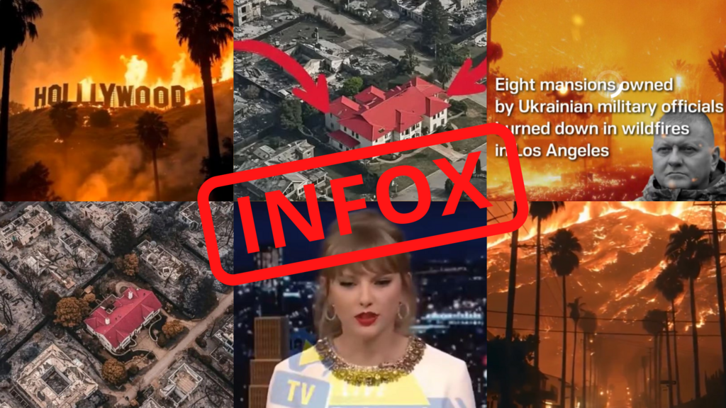 En même temps que l'incendie, de nombreuses fausses informations se propagent sur les réseaux sociaux à propos de la situation en cours à Los Angeles.