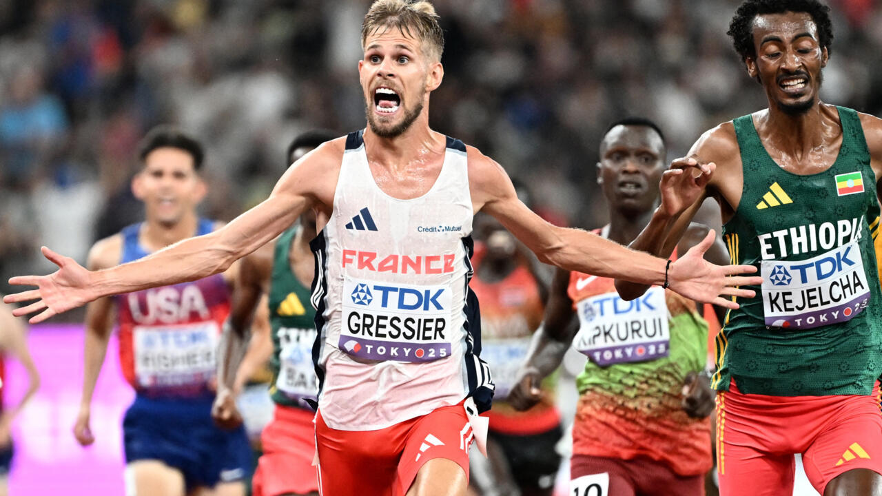 Mondiaux d'athlétisme: le Français Jimmy Gressier sacré sur 10 000 mètres à la surprise générale