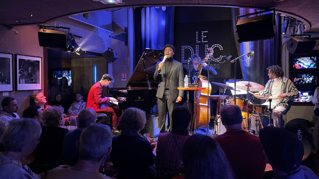 Tyreek McDole en concert au Duc des Lombards à Paris, le 21 décembre 2024.