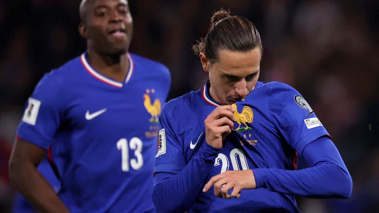 Football: l'équipe de France domine l'Azerbaïdjan, Thauvin buteur pour son retour