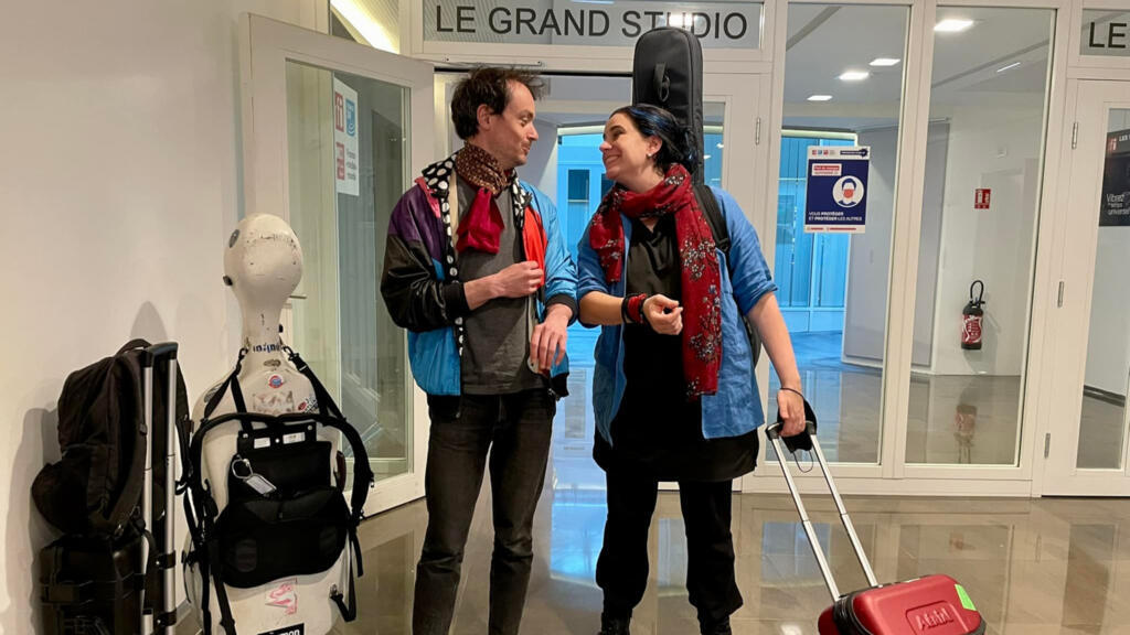 Gaspar et Katerina sortent du grand studio de RFI.