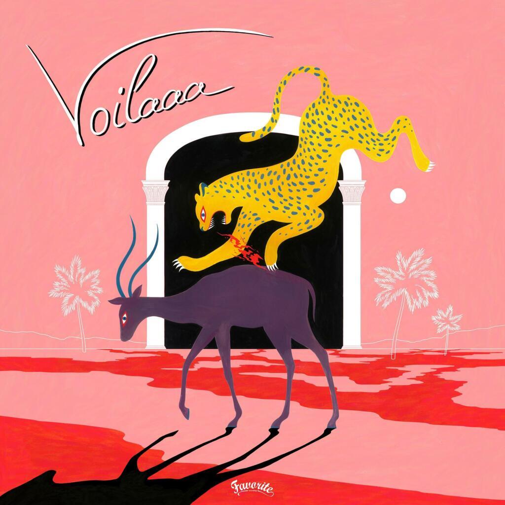 Capa do álbum "Voiciii", álbum do coletivo musical francês Voilaaa.