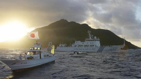 Patrouilleurs japonais en action. La Chine réclame par ailleurs la propriété d'un archipel, nommé Senkaku par le Japon et Diaoyu par Pékin (notre photo d'illustration).