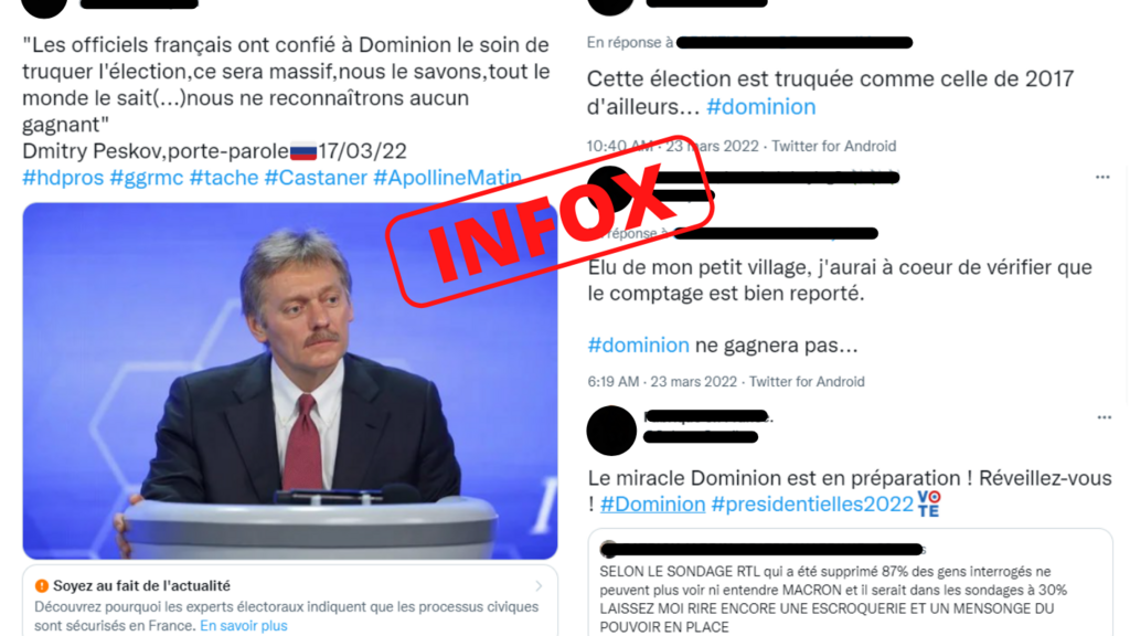 De nombreux internautes affirment, à tort, que l'élection présidentielle est truquée d'avance via l'utilisation du logiciel de l'entreprise Dominion.