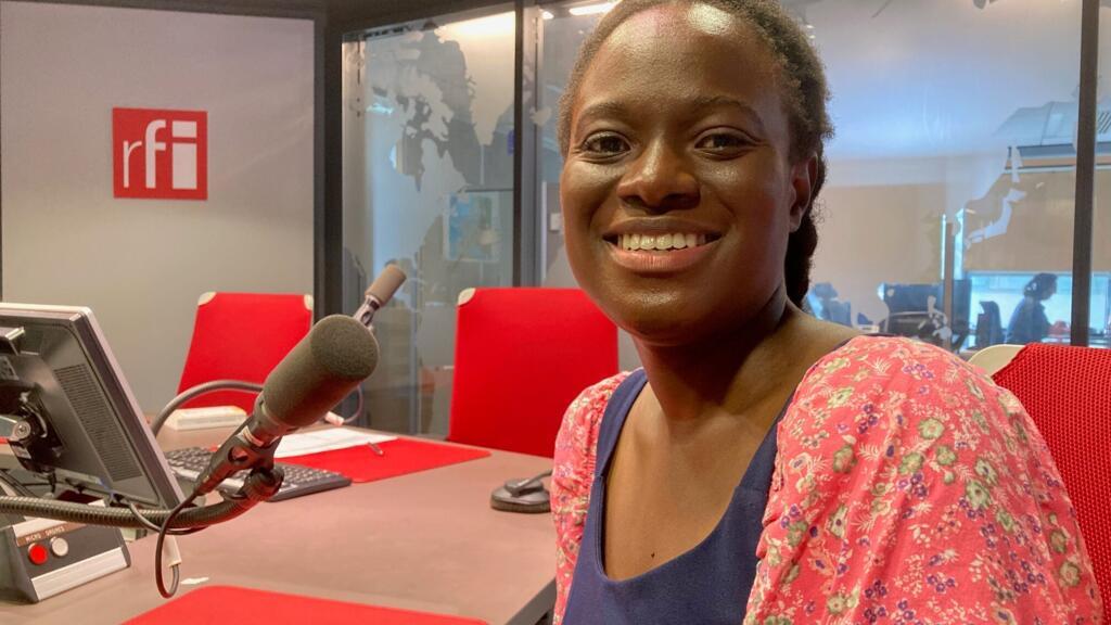 L'auteure Annette Joseph Gabriel dans le studio de RFI.