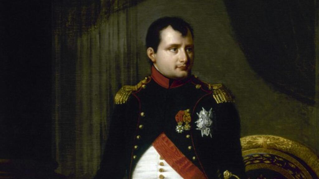 Robert Lefèvre (1755-1830). Retrato de Napoleão 1° (1769-1821), em uniforme de coronel dos caçadores da Guarda, uma encomenda da prefeitura de Paris.