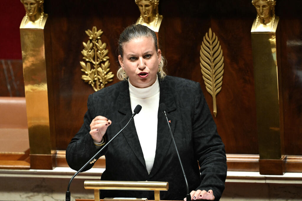 La présidente du groupe parlementaire de La France Insoumise (LFI), Mathilde Panot, le 8 septembre 2025 à l'Assemblée nationale.