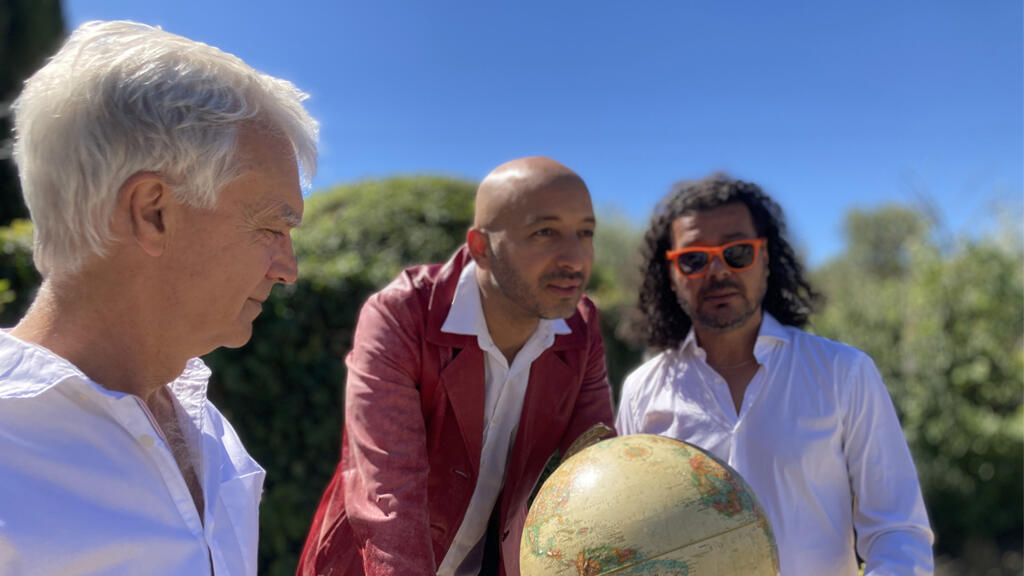 Aziz Sahmaoui, Eric Longsworth et Adhil Mirghani.