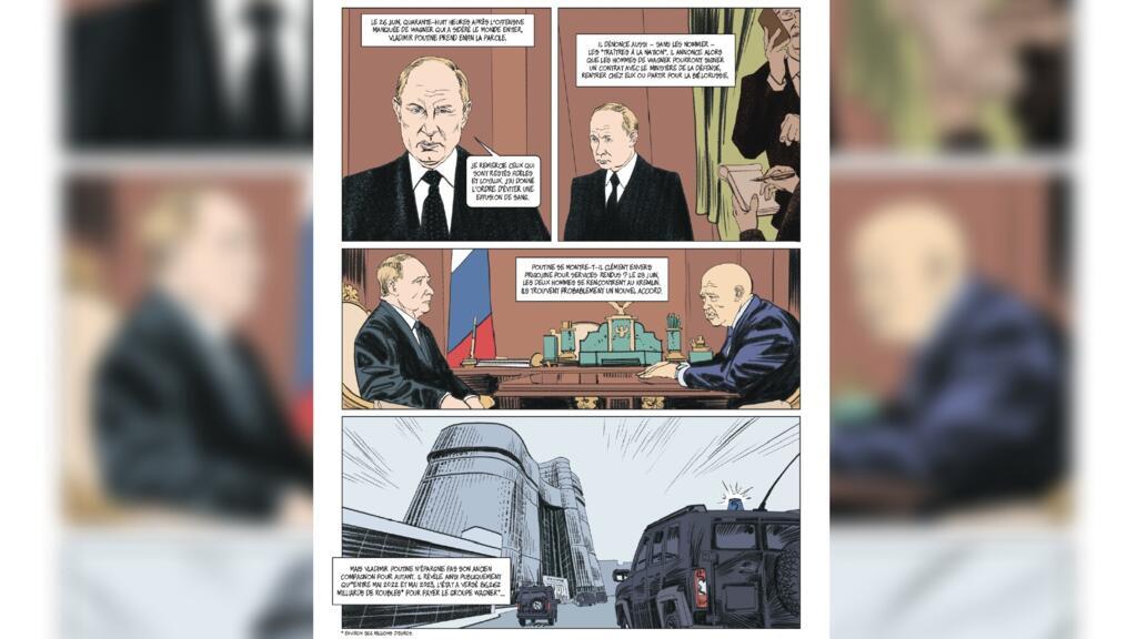 La bande dessinée «Wagner, l'histoire secrète des mercenaires de Poutine», par Benjamin Roger et Mathieu Olivier.
