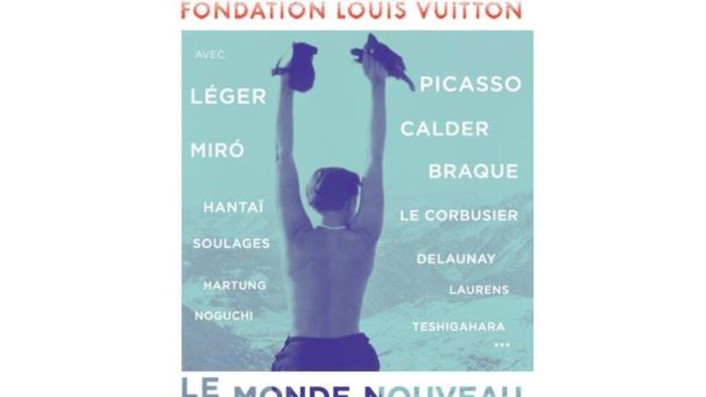 Affiche de l'exposition «Le monde nouveau de Charlotte Perriand», Fondation Louis Vuitton. Photographie de Charlotte Perriand face à la vallée, vers 1930 © ADAGP, Paris 2019 © AChP.