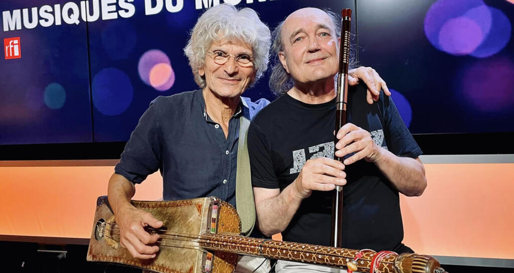 Loy Ehrlich et Didier Malherbe à RFI.