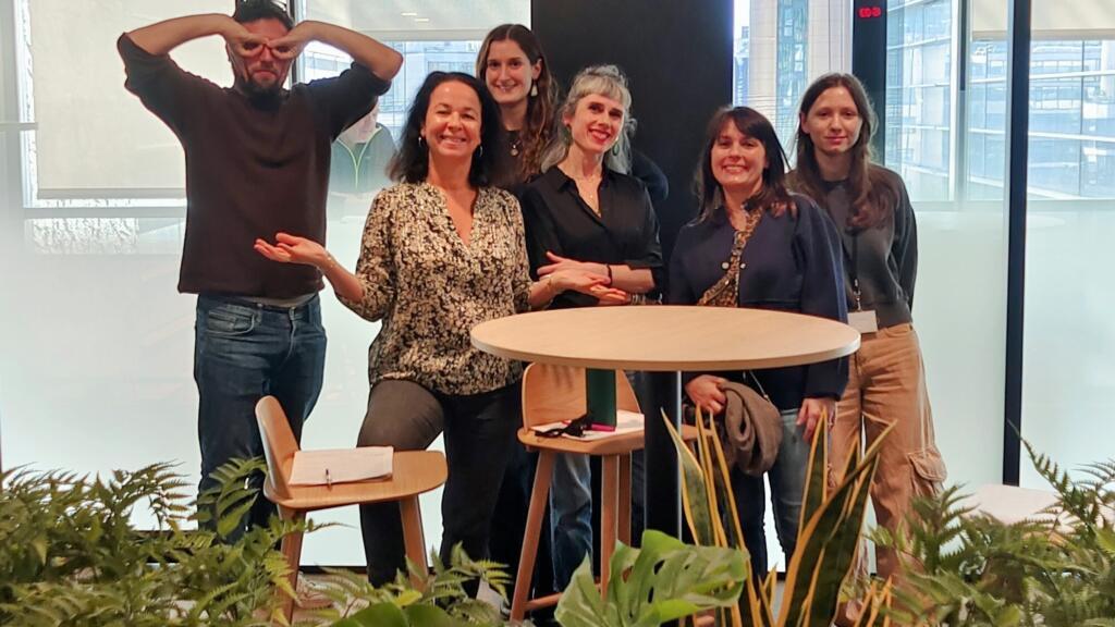 Simon Rozé, Anne-Cécile Bras, Juliette Pietraszewski, Caroline Filliette, Concepcion Alvarez.